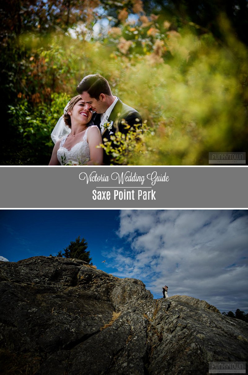 wedding photographers Saxe Point Park, Victoria BC