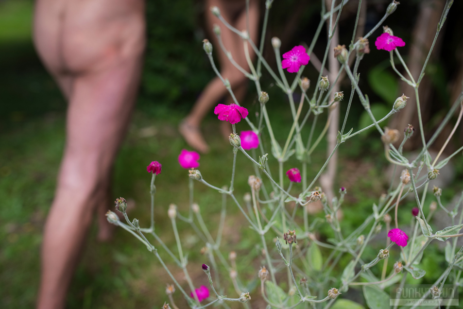 Wedding Photographer - Artistic Nude Engagement Portraits - Cortes Island