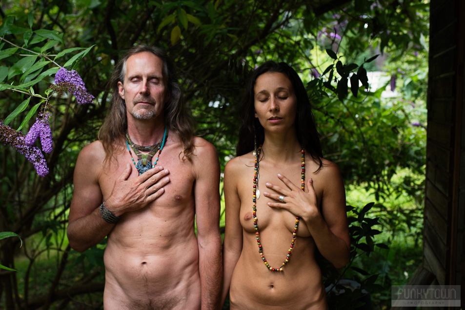 Wedding Photographer - Artistic Nude Engagement Portraits - Cortes Island