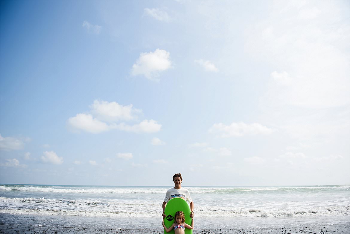 Surfing family portraits