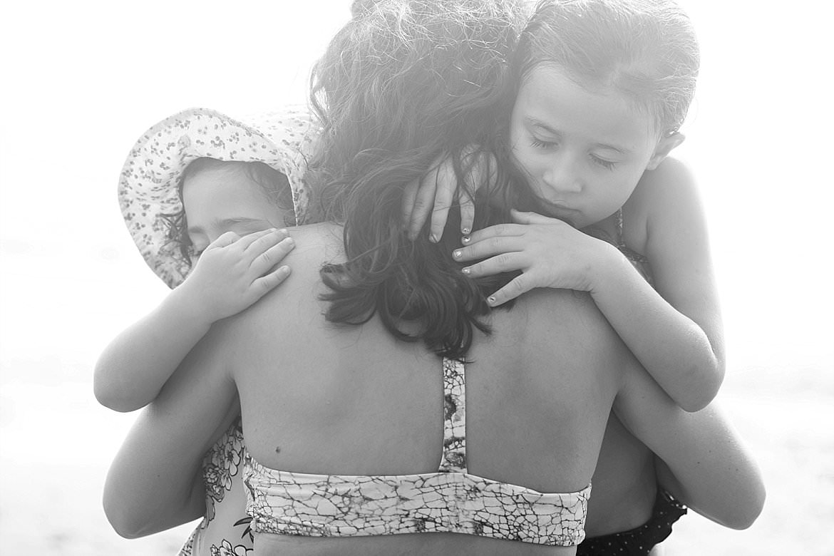 Fine art lifestyle family portraits documentary beach vacation