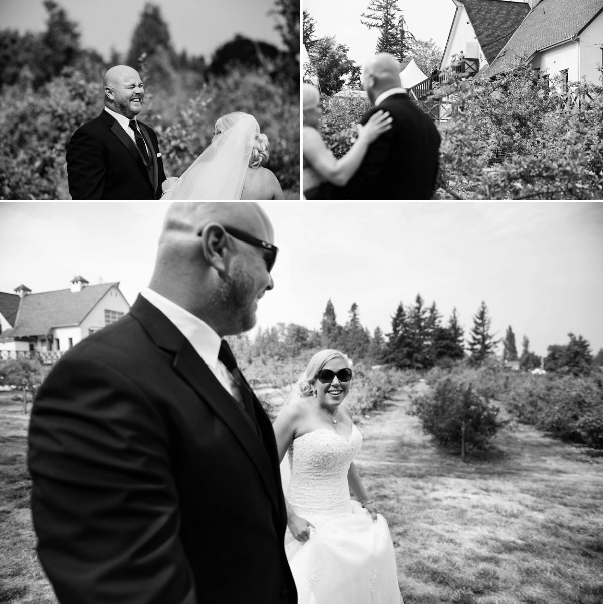 Diane & Jim's beautiful apple orchard wedding at Sea Cidery in Victoria BC. Photographed by FunkyTown Photography