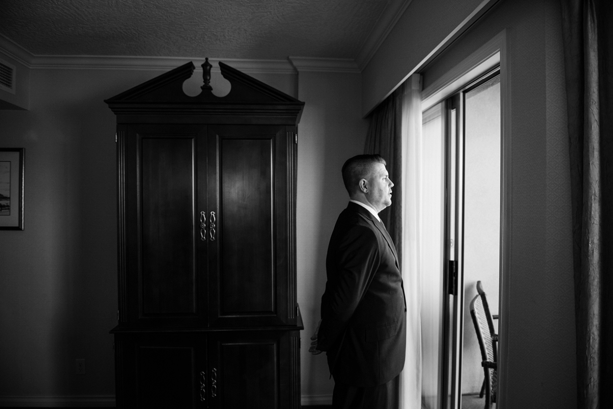 First Look for a wedding at the Hotel Grand Pacific in Victoria BC