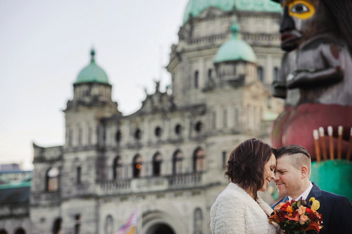 Legislature and Hotel Grand Pacific Victoria BC Wedding Photography - Pop up wedding and elopement