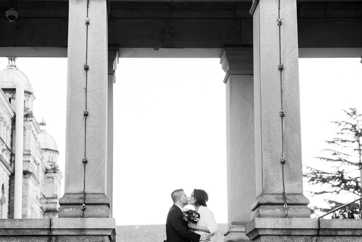 Legislature and Hotel Grand Pacific Victoria BC Wedding Photography - Pop up wedding and elopement