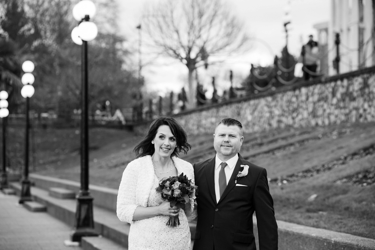 Legislature and Hotel Grand Pacific Victoria BC Wedding Photography - Pop up wedding and elopement