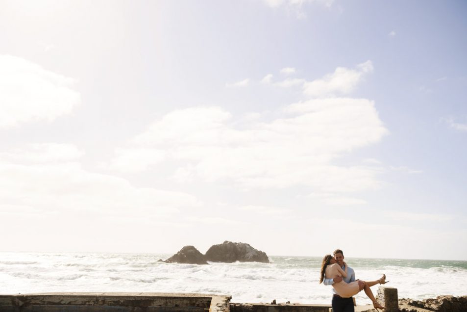 sUTRO Baths Engagement Portraits SFO