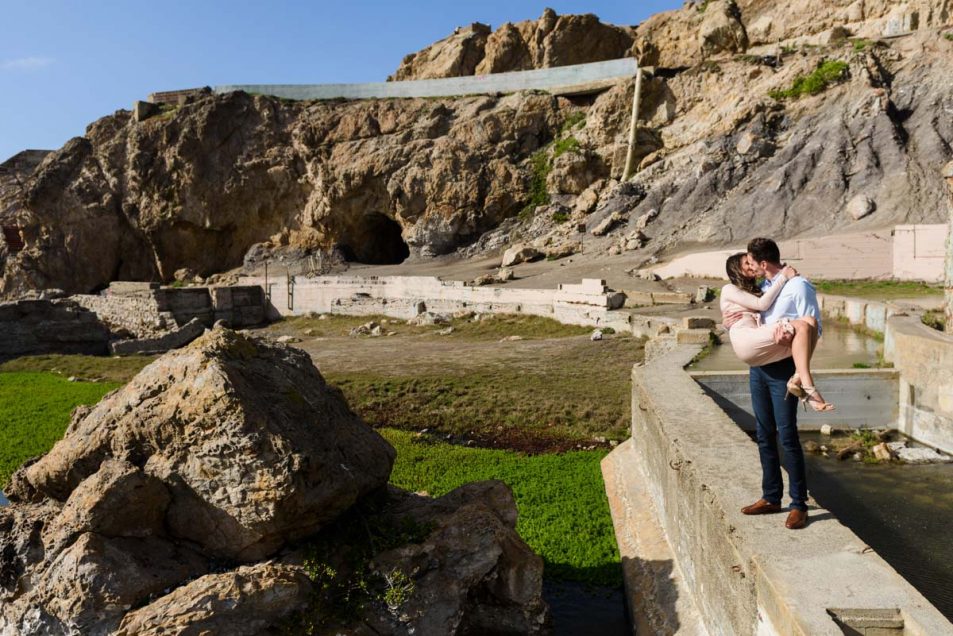 sUTRO Baths Engagement Portraits SFO