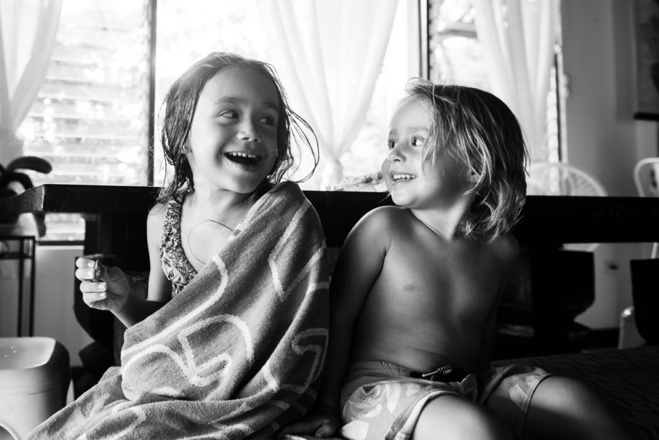 Family portraits at home by documentary photojournalism family photographer Christina Craft of FunkyTown Photography