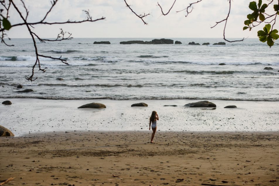 Family portraits at the beach candid documentary photographer