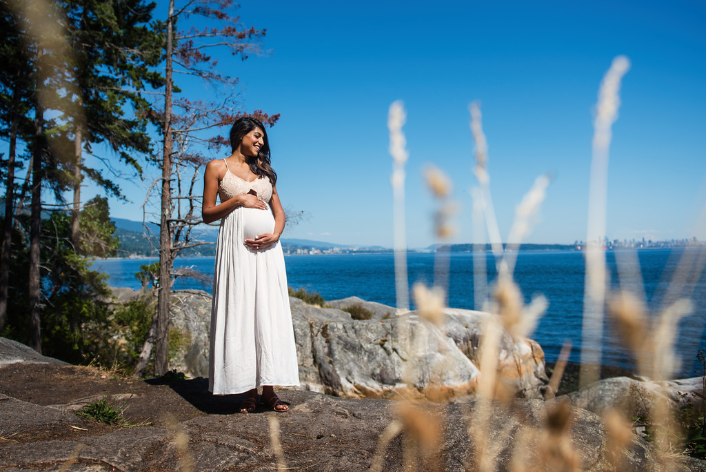 Maternity Portraits // Lighthouse Park in West Vancouver