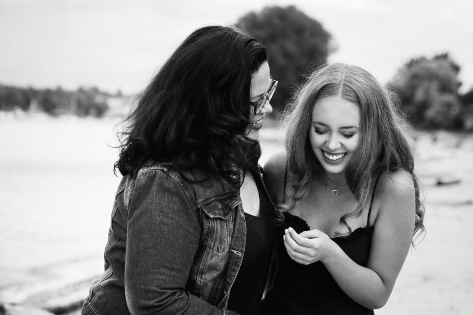 Willows Beach Family portraits with teenagers