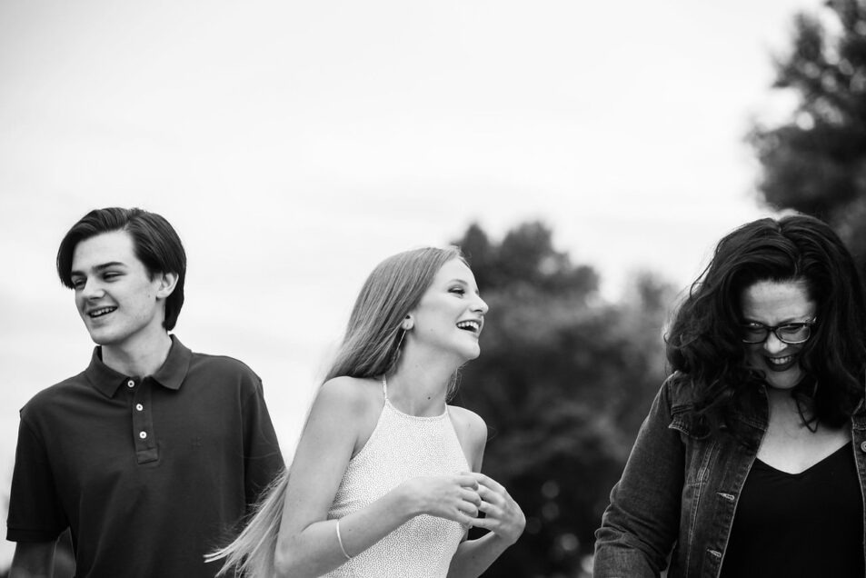 Willows Beach Family portraits with teenagers