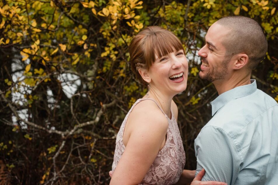 Wedding photography at East Sooke Park elopement