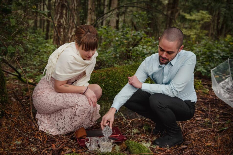 Indigenous traditions wedding ceremony in Victoria BC