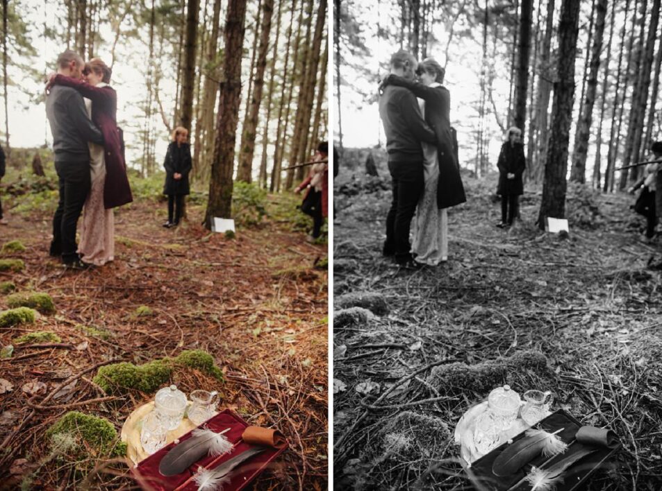 Victoria BC wedding photojournalism at East Sooke Park