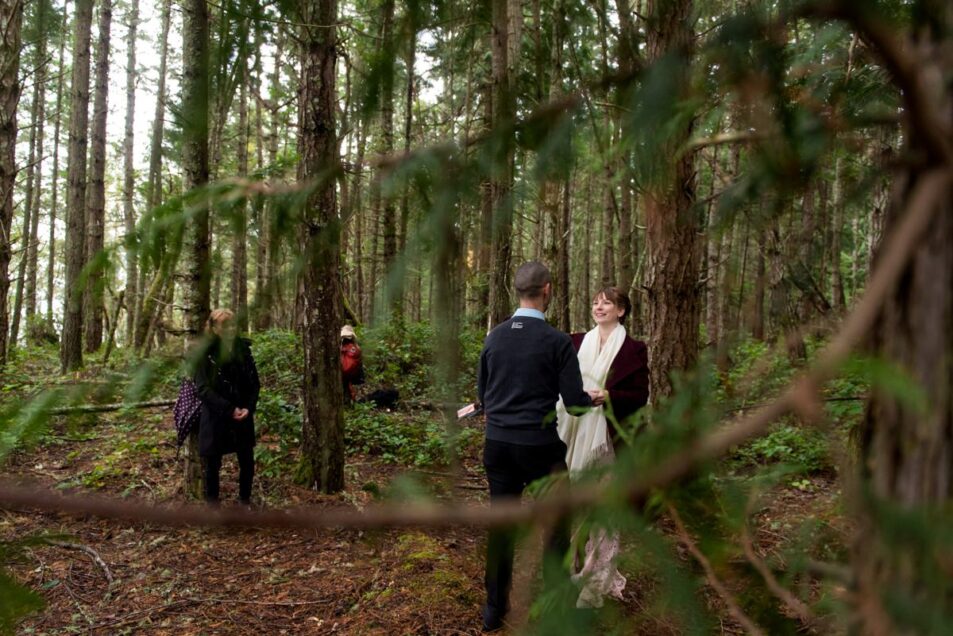 Victoria BC wedding photojournalism at East Sooke Park