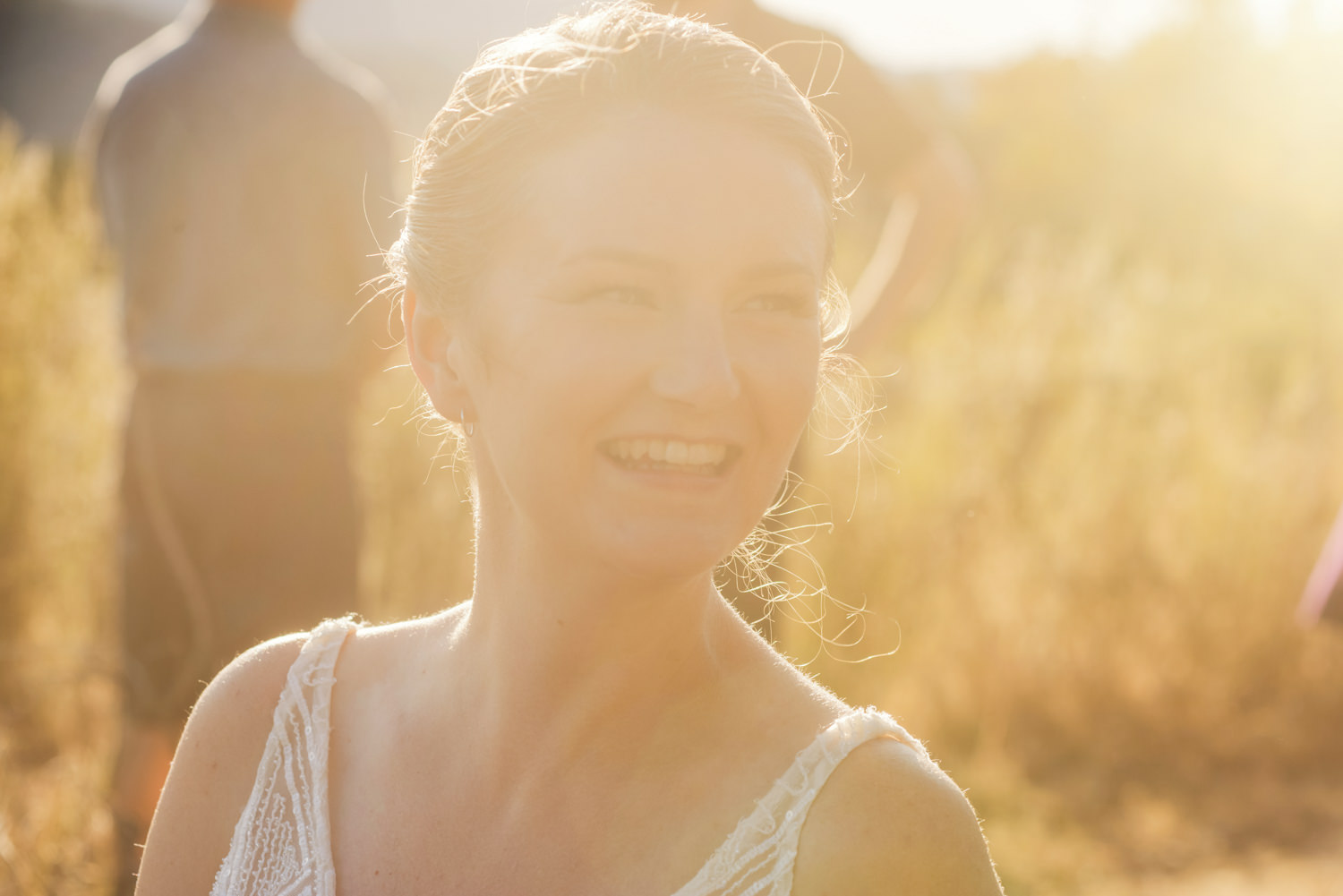 A sunset wedding at Scafe hill in Victoria BC