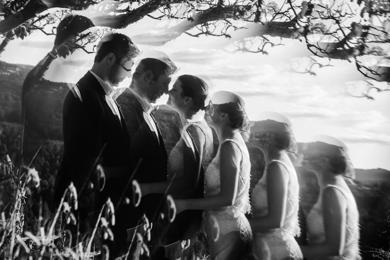 Creative and artistic wedding photography by Victoria BC photographer Christina Craft