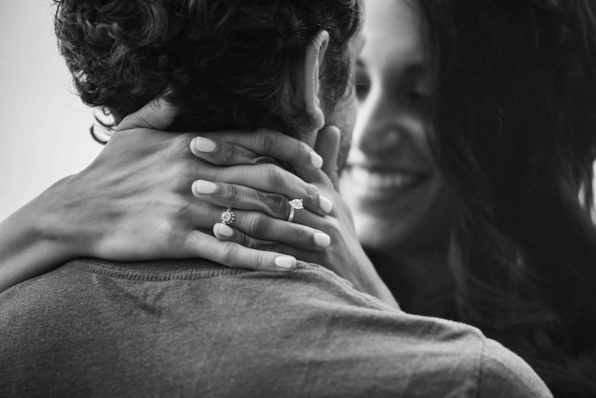 Engagement Portraits in nature in Victoria BC