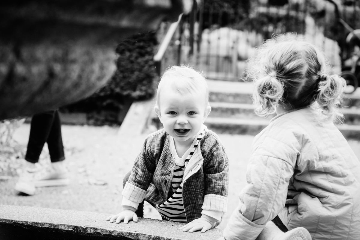 A cute picture of a toddler at Government House in Victoria BC during a family portrait session