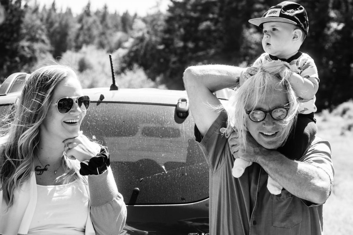 East Sooke Park family portrait captured in a documentary photojournalism style.